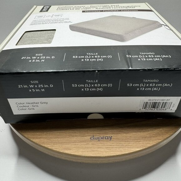 Classic Accessories Montlake FadeSafe Cushion Cover Rectangle Seat 21"L X 25"W H - Picture 3 of 6